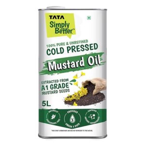 Tata Simply Better Pure & Unrefined Cold Pressed Mustard Oil